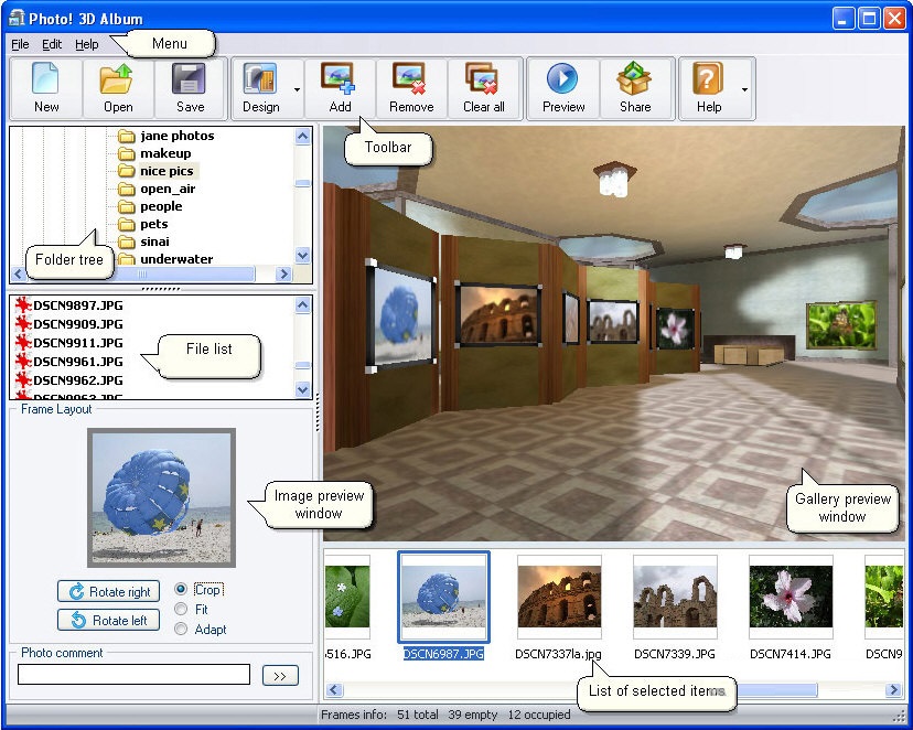 Photo 3D Album 
