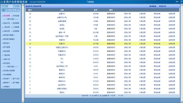 多用户仓库管理系统