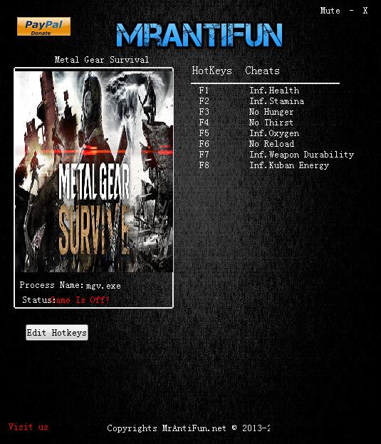 合金装备幸存修改器