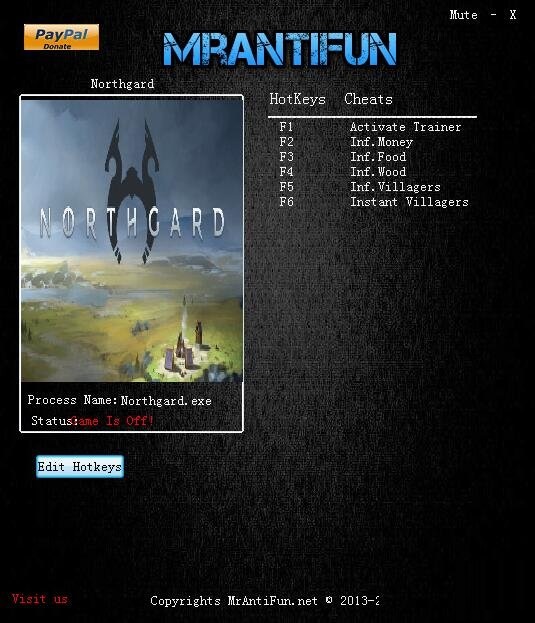 北境之地五项修改器