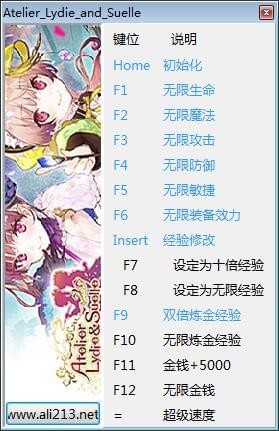 莉蒂与丝尔的工作室十三项修改器 免费版