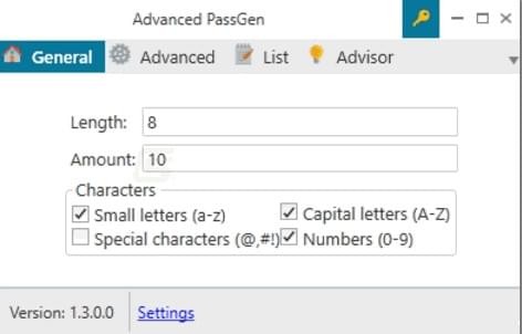 Advanced PassGen