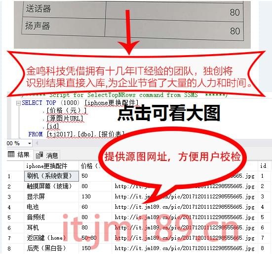 金鸣文表识别系统