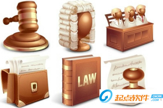 Q版法律图标软件