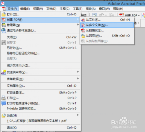 adobe acrobat break up pdf