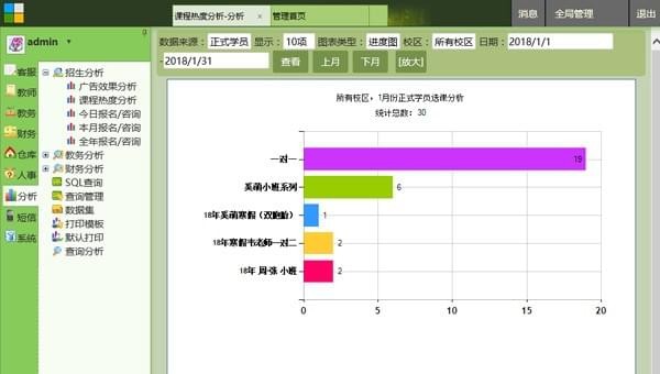麦田培训学校管理软件