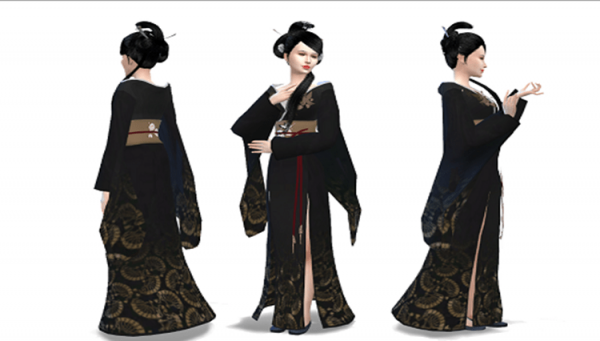 模拟人生4 天刀花魁版心王祈年女MOD