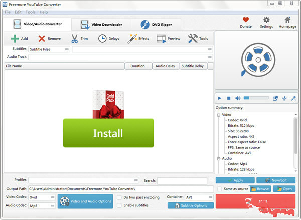 Freemore YouTube Converter下载