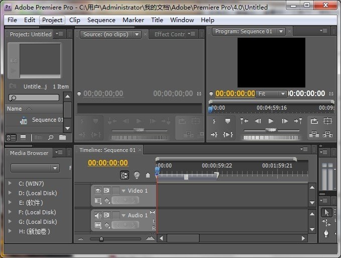 premiere cs4中文版