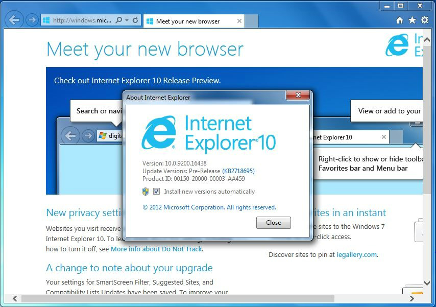 ie10中文版官方下载 win7 64位