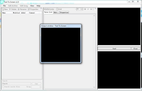 Text To Screen