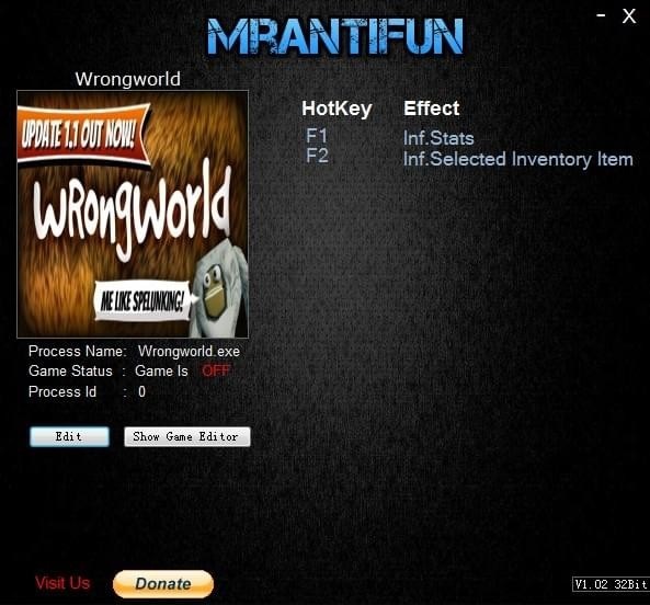错误世界修改器下载 MrAntiFun版