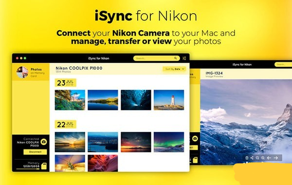 iSync for Nikon Mac版