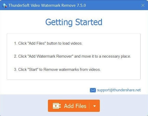 ThunderSoft Video Watermark Remove