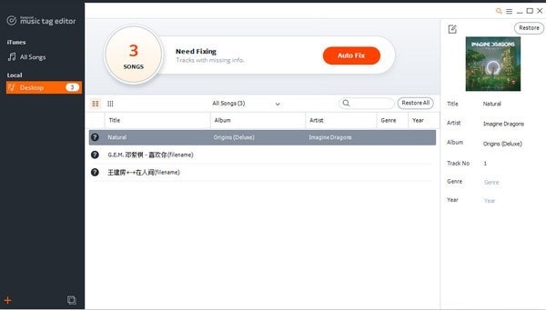 KeepVid Music Tag