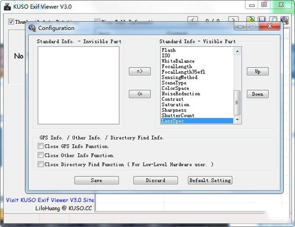 KUSO Exif Viewer