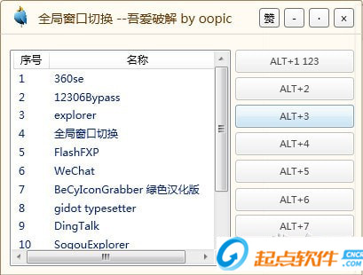 全局窗口切换工具