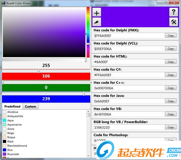 Roselt Color Picker