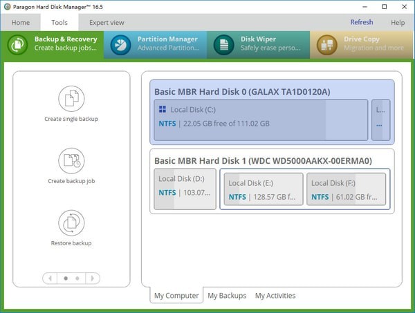 Paragon Hard Disk Manager 16