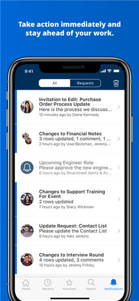 Smartsheet app