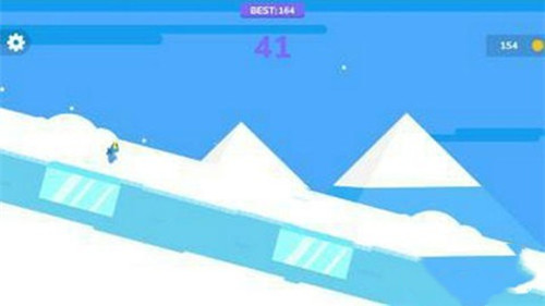 飞跃雪山