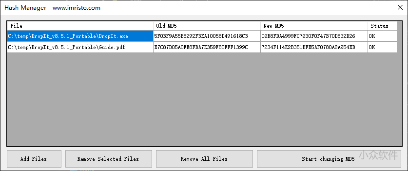 Hash Manager
