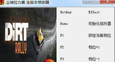 尘埃拉力赛三项修改器