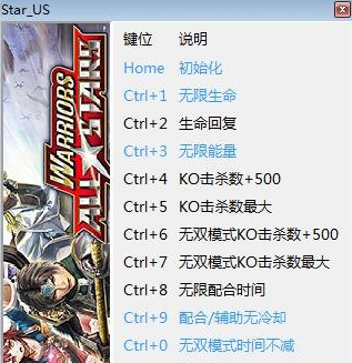 无双全明星十二项修改器