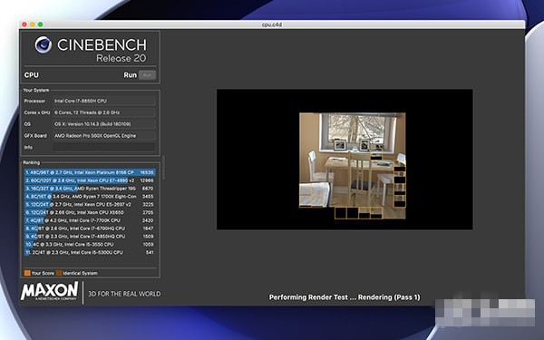 Cinebench r20