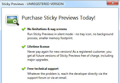 Sticky Previews