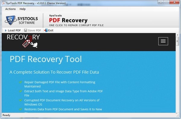 SysTools PDF Repair(PDF修复软件)