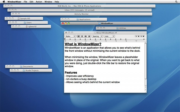 WindowMizer mac版