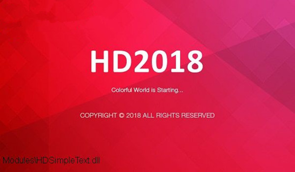 hd2018显示屏软件