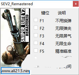 狙击精英V2重制版七项修改器