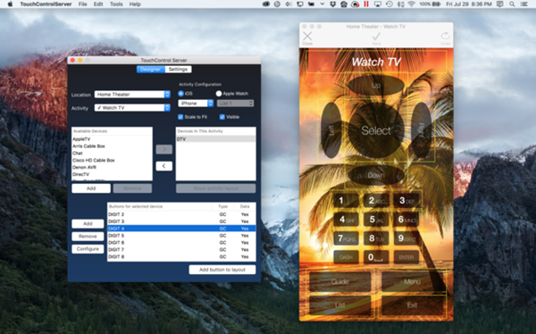 TouchControl Server for mac