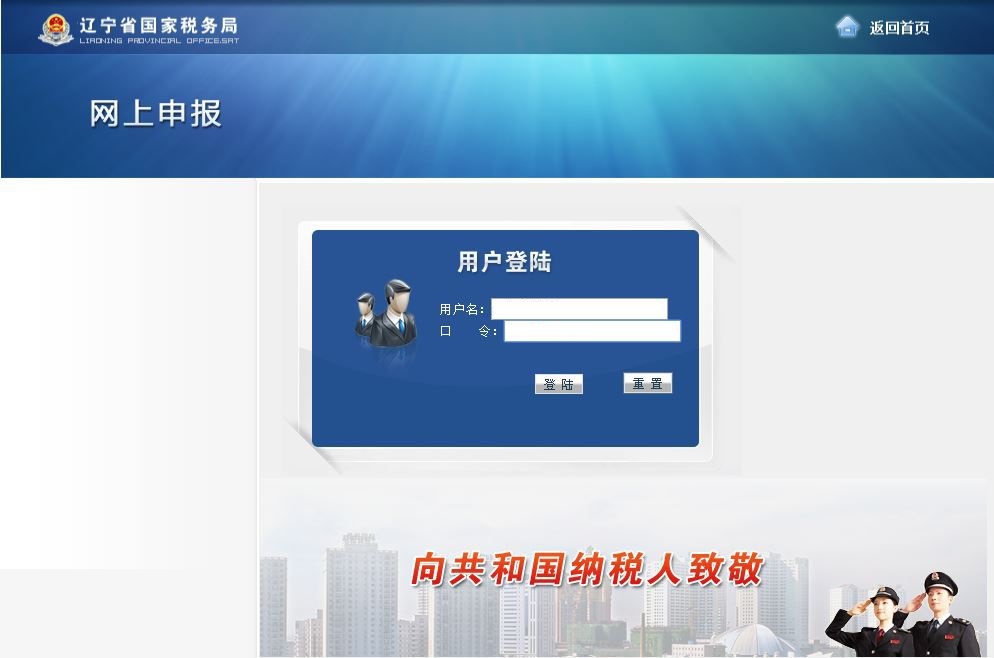 辽宁国税网上申报系统