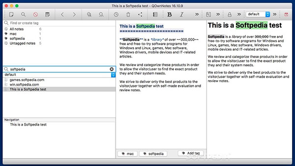 QOwnNotes mac版