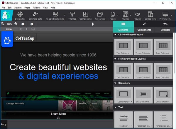 CoffeeCup Responsive Site Designer下载