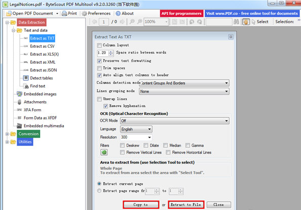 ByteScout PDF Multitool