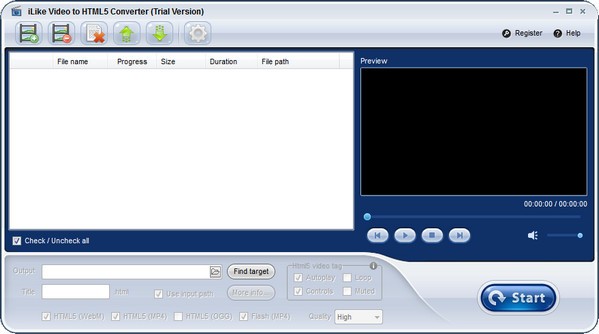 iLike Video to HTML5 Converter下载