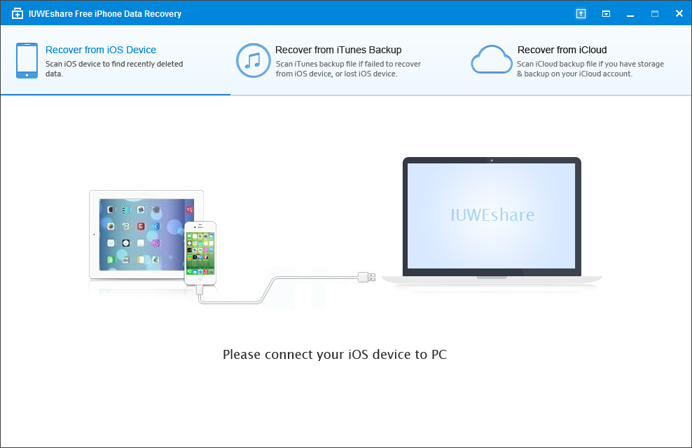 IUWEshare Free iPhone Data Recovery下载