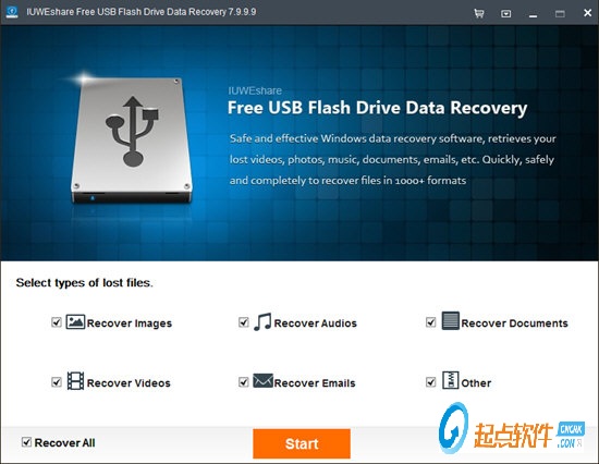 IUWEshare Free USB Flash Drive Data Recovery下载