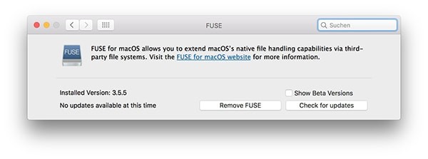 osxfuse Mac版