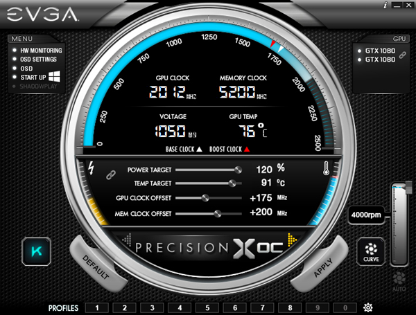 EVGA Precision XOC一键超频