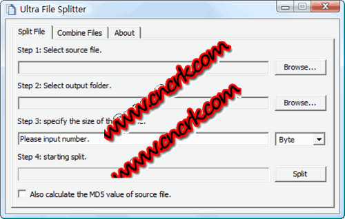 文件分割合并工具(Ultra File Splitter) V4.03汉化绿色版图1