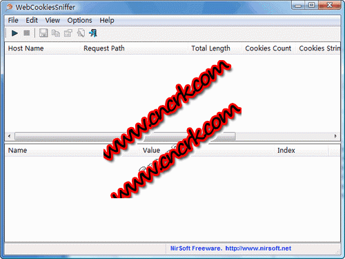 网页cookies监视工具(WebCookiesSniffer) 1.17 英文绿色免费版图1