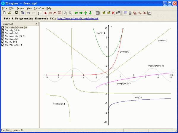 绘制函数曲线图软件