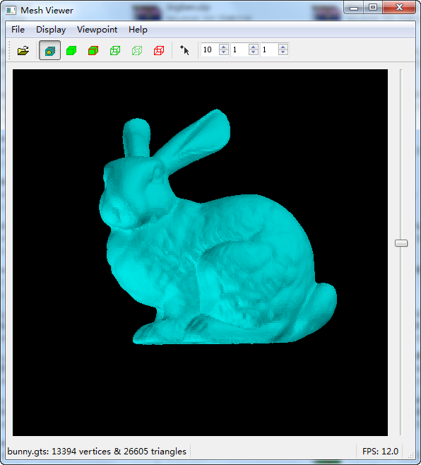 三维模型查看工具(Mesh Viewer) 0.3.3 官方绿色版(QT4)图1
