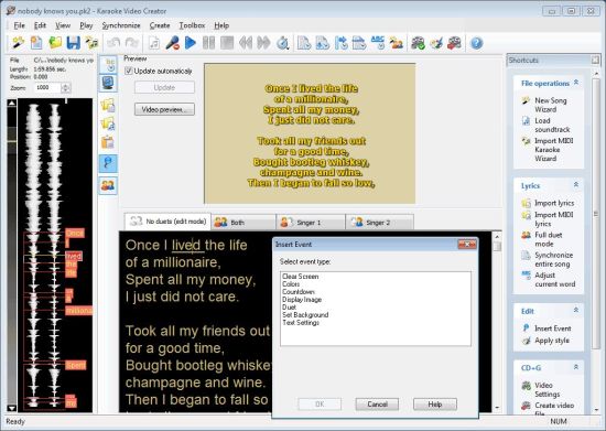Karaoke Video Creator 2.4.8图1
