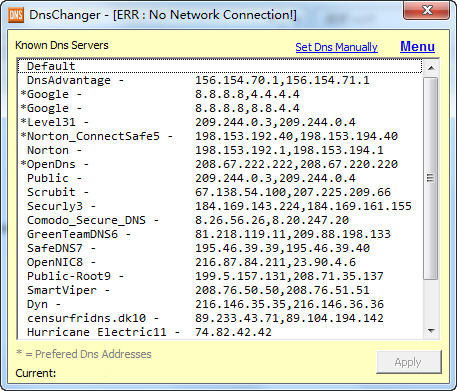 DNS修改工具(DnsChanger) v2.0 绿色版图1